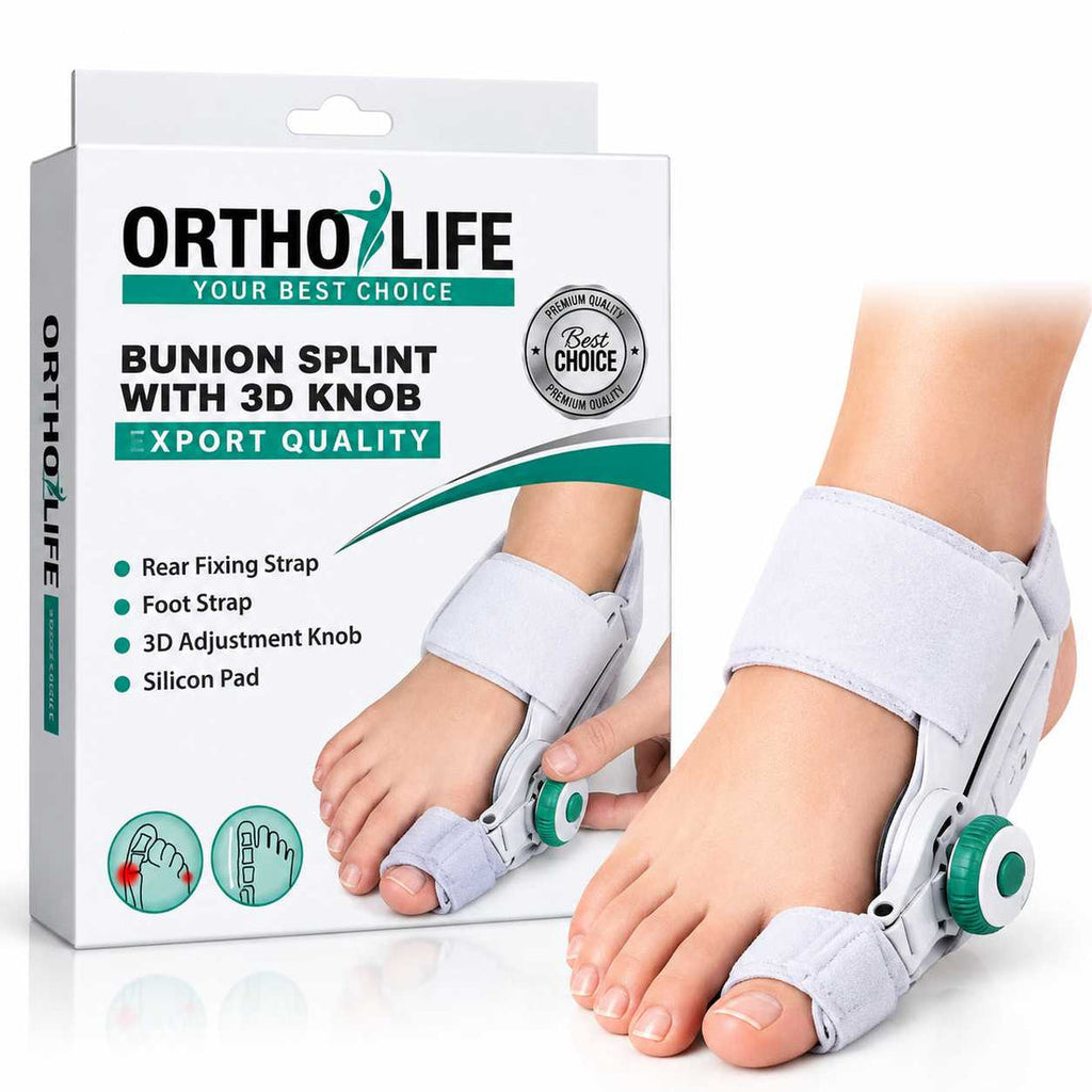 Bunion Splint with 3D Adjustment Knob – Foot Support & Correct